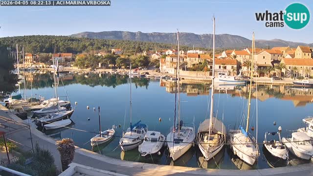 Spletna kamera Vrboska | Otok Hvar | Hrvaška