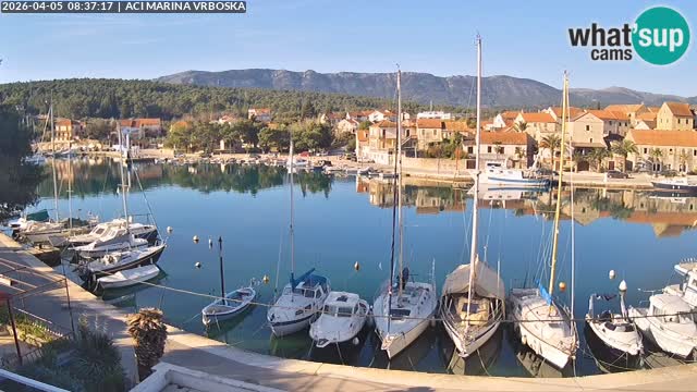 Spletna kamera Vrboska | Otok Hvar | Hrvaška
