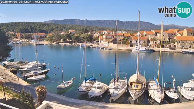 Spletna kamera Vrboska | Otok Hvar | Hrvaška
