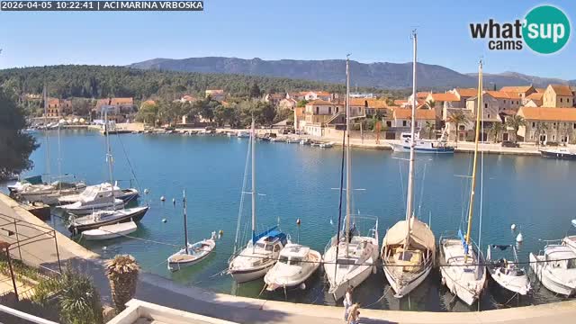 Spletna kamera Vrboska | Otok Hvar | Hrvaška
