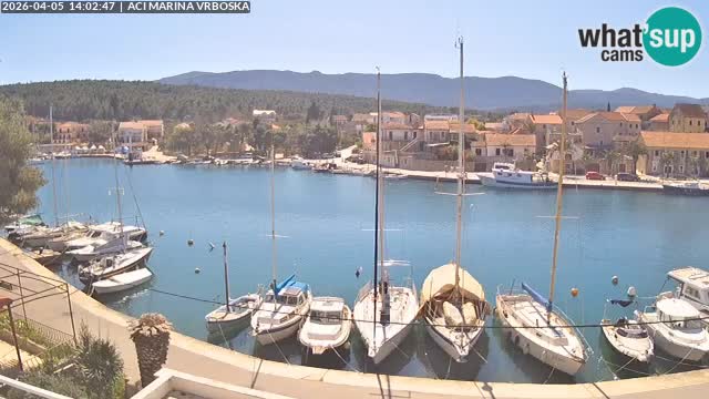 Spletna kamera Vrboska | Otok Hvar | Hrvaška
