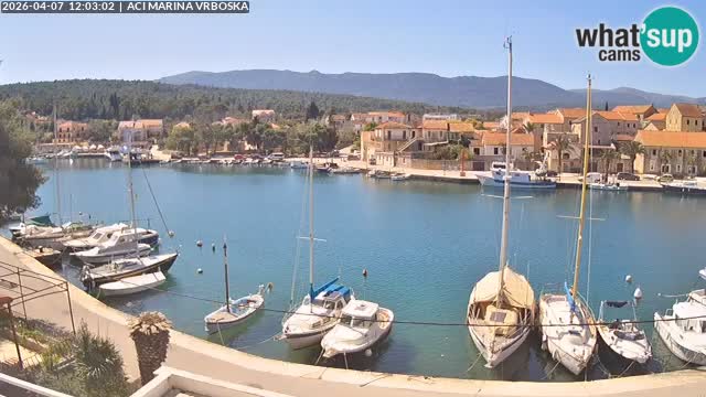 Spletna kamera Vrboska | Otok Hvar | Hrvaška
