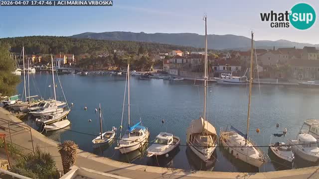 Spletna kamera Vrboska | Otok Hvar | Hrvaška