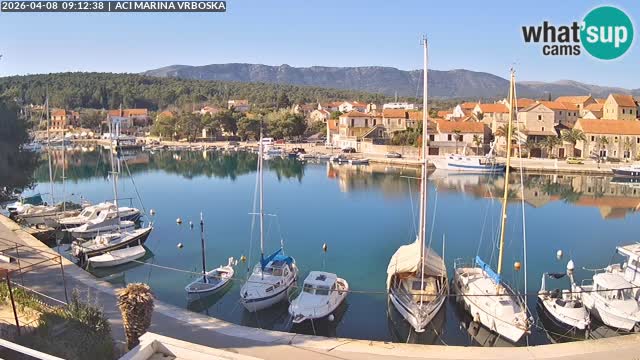 Spletna kamera Vrboska | Otok Hvar | Hrvaška