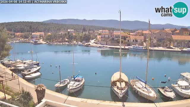 Spletna kamera Vrboska | Otok Hvar | Hrvaška