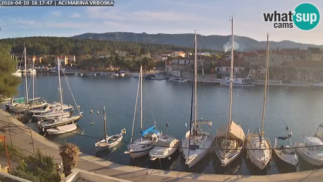 Spletna kamera Vrboska | Otok Hvar | Hrvaška