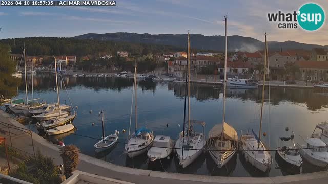 Spletna kamera Vrboska | Otok Hvar | Hrvaška