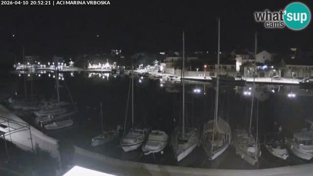 Spletna kamera Vrboska | Otok Hvar | Hrvaška