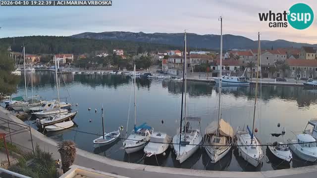 Spletna kamera Vrboska | Otok Hvar | Hrvaška
