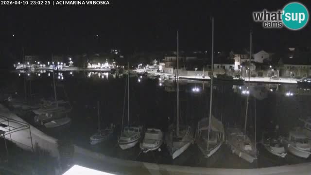 Spletna kamera Vrboska | Otok Hvar | Hrvaška
