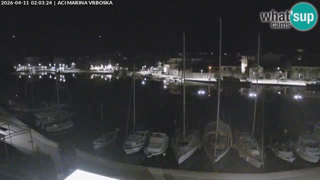 Spletna kamera Vrboska | Otok Hvar | Hrvaška