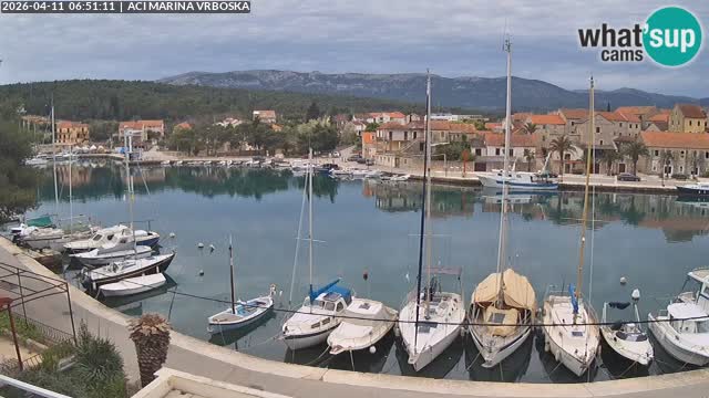 Spletna kamera Vrboska | Otok Hvar | Hrvaška