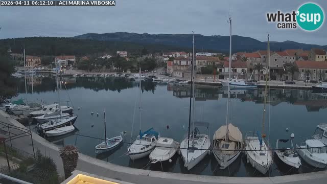Spletna kamera Vrboska | Otok Hvar | Hrvaška