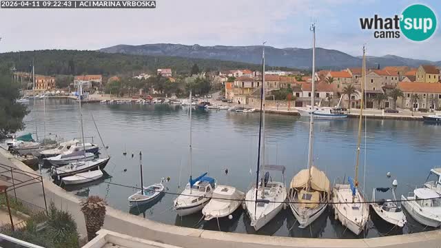 Spletna kamera Vrboska | Otok Hvar | Hrvaška