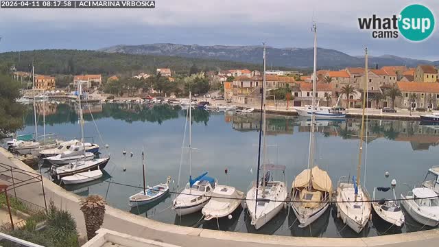 Spletna kamera Vrboska | Otok Hvar | Hrvaška