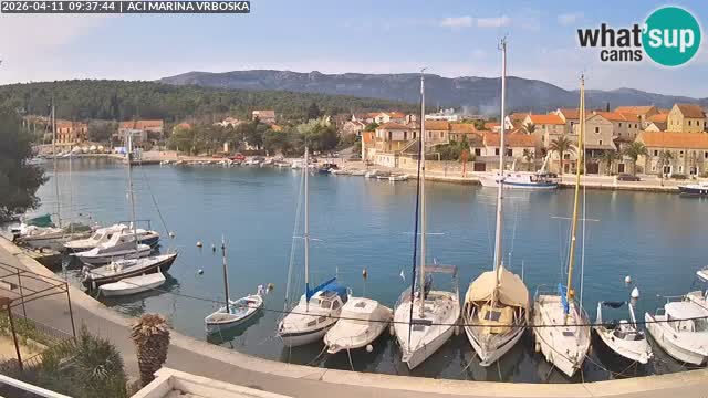Spletna kamera Vrboska | Otok Hvar | Hrvaška