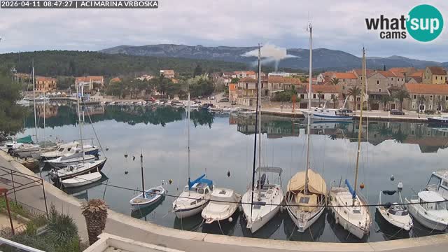 Spletna kamera Vrboska | Otok Hvar | Hrvaška