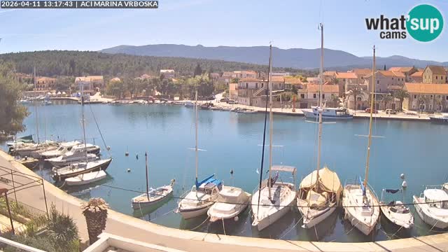 Spletna kamera Vrboska | Otok Hvar | Hrvaška