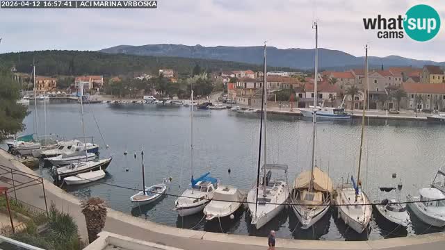 Spletna kamera Vrboska | Otok Hvar | Hrvaška