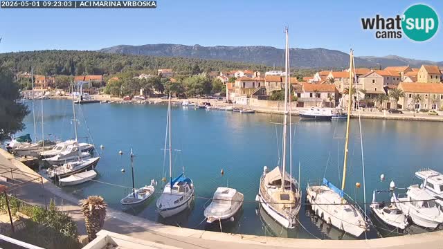 Spletna kamera Vrboska | Otok Hvar | Hrvaška