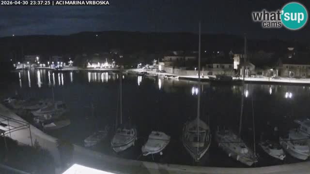 Spletna kamera Vrboska | Otok Hvar | Hrvaška