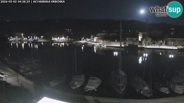 Spletna kamera Vrboska | Otok Hvar | Hrvaška