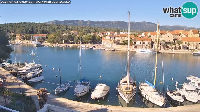 Spletna kamera Vrboska | Otok Hvar | Hrvaška