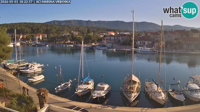Spletna kamera Vrboska | Otok Hvar | Hrvaška