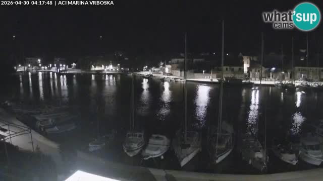 Spletna kamera Vrboska | Otok Hvar | Hrvaška
