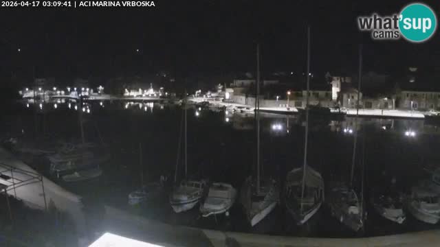 Spletna kamera Vrboska | Otok Hvar | Hrvaška