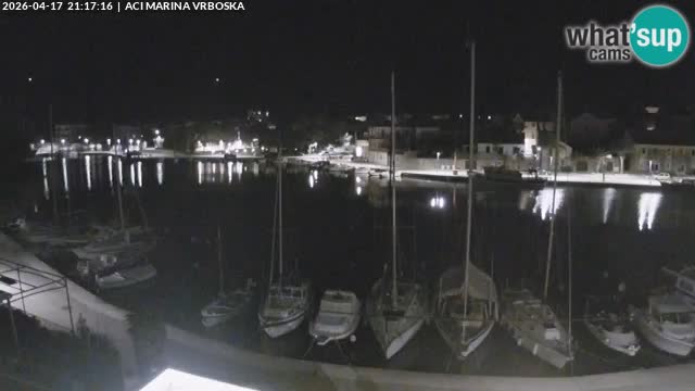 Spletna kamera Vrboska | Otok Hvar | Hrvaška