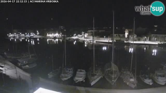 Spletna kamera Vrboska | Otok Hvar | Hrvaška
