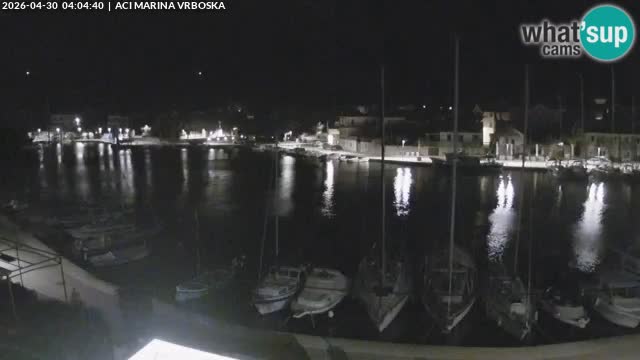 Spletna kamera Vrboska | Otok Hvar | Hrvaška