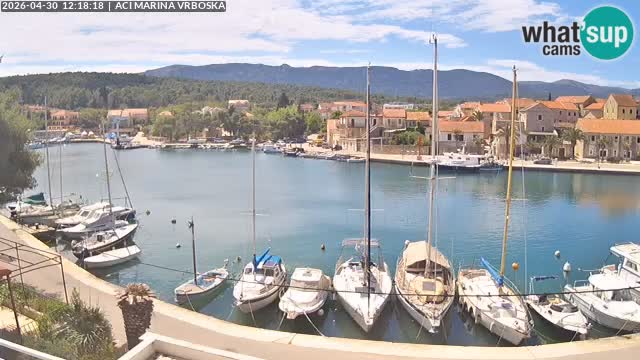 Spletna kamera Vrboska | Otok Hvar | Hrvaška