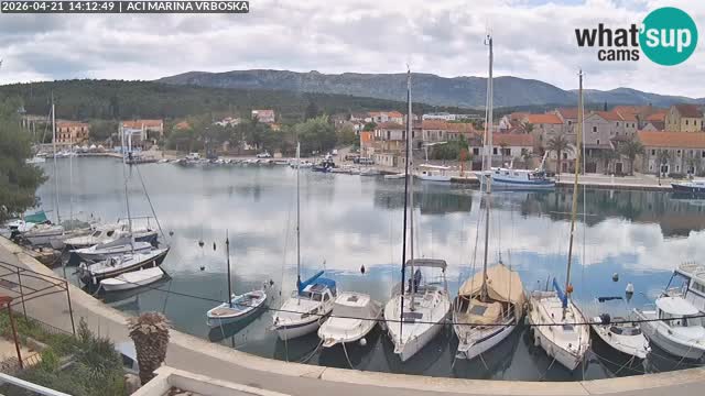 Spletna kamera Vrboska | Otok Hvar | Hrvaška