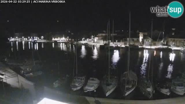Spletna kamera Vrboska | Otok Hvar | Hrvaška