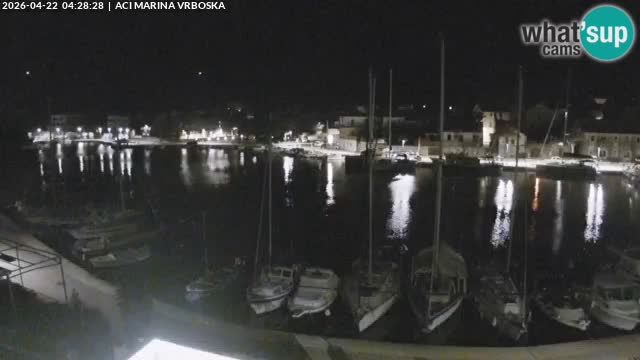 Spletna kamera Vrboska | Otok Hvar | Hrvaška