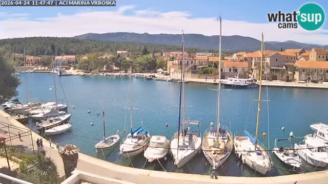 Spletna kamera Vrboska | Otok Hvar | Hrvaška