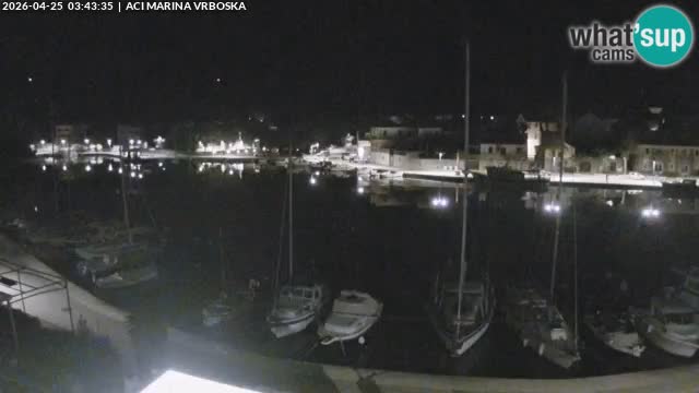 Vrboska livecam | Isola di Hvar | Croazia