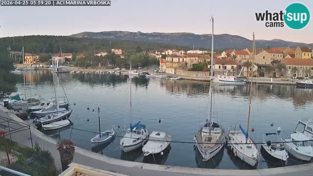 Spletna kamera Vrboska | Otok Hvar | Hrvaška