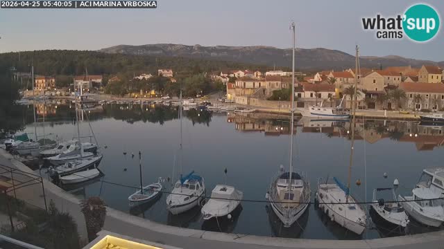 Spletna kamera Vrboska | Otok Hvar | Hrvaška
