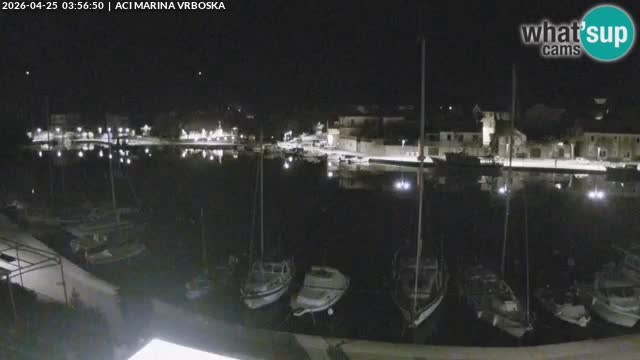 Spletna kamera Vrboska | Otok Hvar | Hrvaška