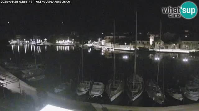 Spletna kamera Vrboska | Otok Hvar | Hrvaška