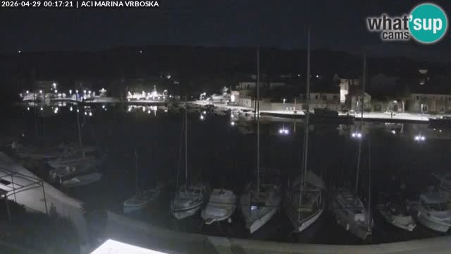 Spletna kamera Vrboska | Otok Hvar | Hrvaška