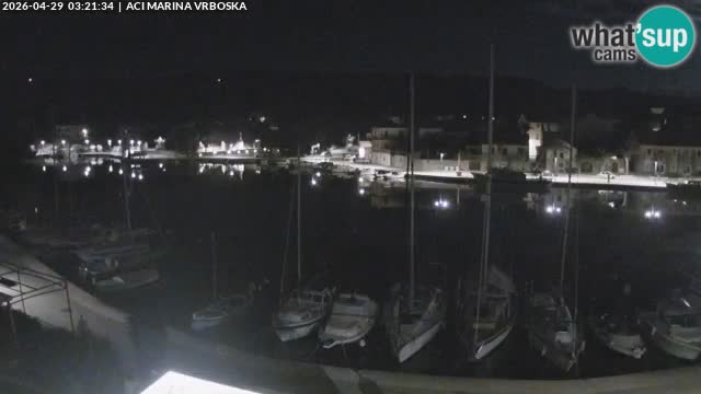 Spletna kamera Vrboska | Otok Hvar | Hrvaška