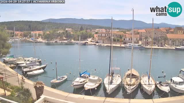 Spletna kamera Vrboska | Otok Hvar | Hrvaška