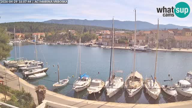 Spletna kamera Vrboska | Otok Hvar | Hrvaška