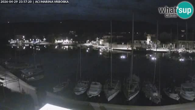 Spletna kamera Vrboska | Otok Hvar | Hrvaška