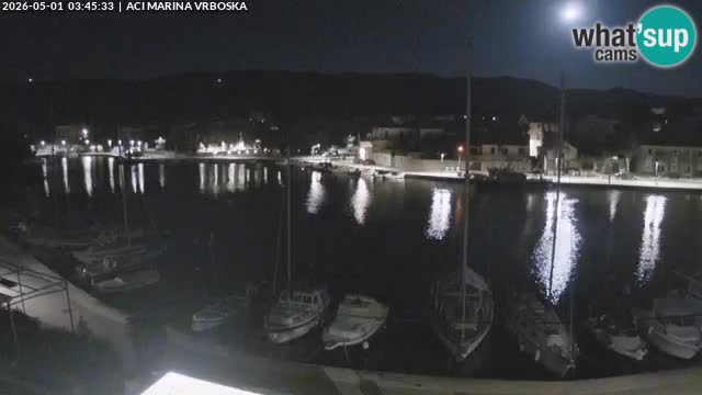 Spletna kamera Vrboska | Otok Hvar | Hrvaška