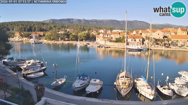 Spletna kamera Vrboska | Otok Hvar | Hrvaška